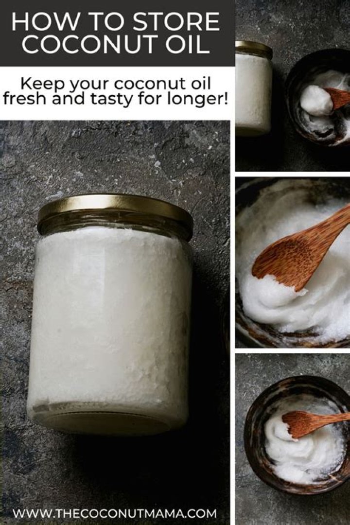 How to store coconut oil